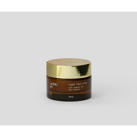 UDDO NAWILŻAJĄCY KREM DO TWARZY NA NOC Z OLEJEM TSUBAKI I WITAMINAMI 50ML